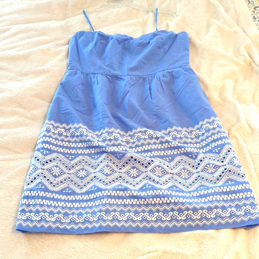 JCrew NWT eyelet strapless dress, 12